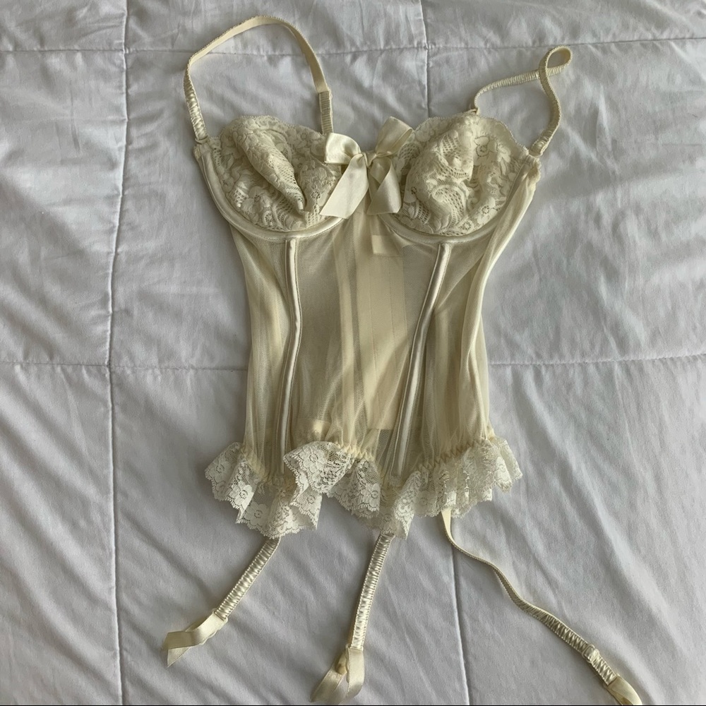 Victoria’s Secret | Mesh Lace Lingerie Bustier Top